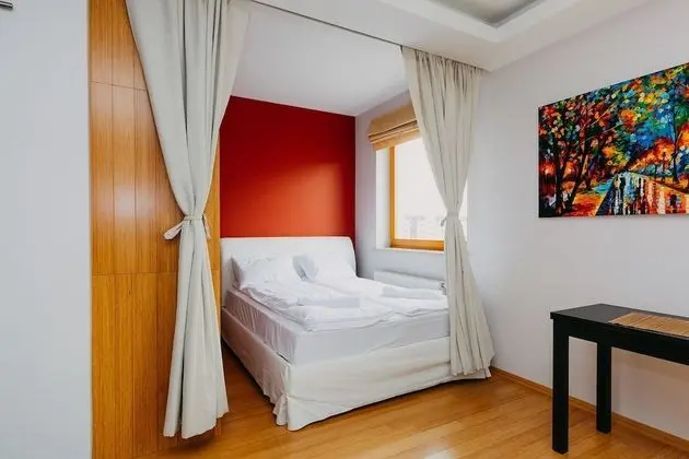 Business Apart Daire, 1 Büyük (Queen) Boy Yatak ve Çekyat, Sigara İçilmez, Şehir Manzaralı