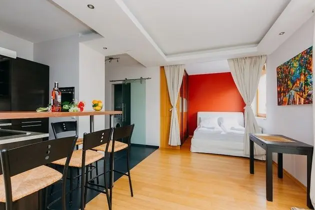 Business Apart Daire, 1 Büyük (Queen) Boy Yatak ve Çekyat, Sigara İçilmez, Şehir Manzaralı