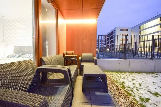 Deluxe Apart Daire, 1 Yatak Odası, Bahçe Manzaralı