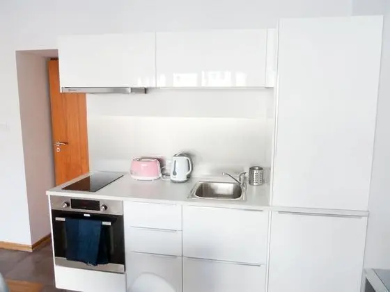 Deluxe Apart Daire, 1 Büyük (Queen) Boy Yatak ve Çekyat, Sigara İçilmez, Şehir Manzaralı