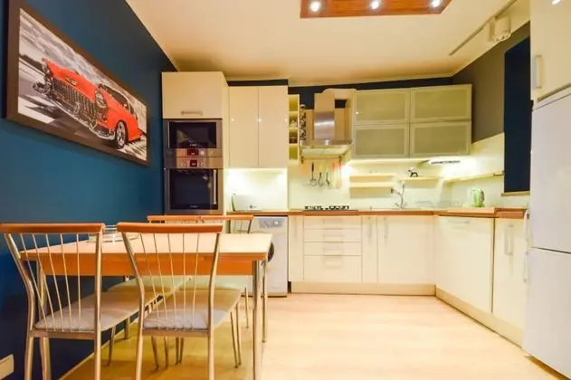 Basic Apart Daire, 1 Çift Kişilik Yatak ve Çekyat, Mutfak