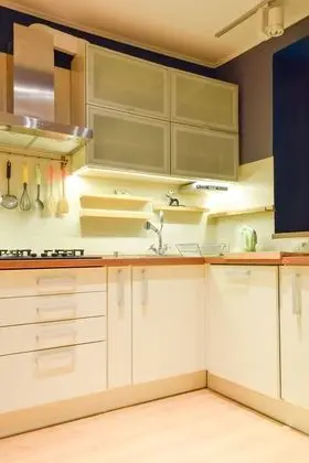 Basic Apart Daire, 1 Çift Kişilik Yatak ve Çekyat, Mutfak