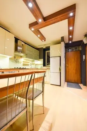 Basic Apart Daire, 1 Çift Kişilik Yatak ve Çekyat, Mutfak