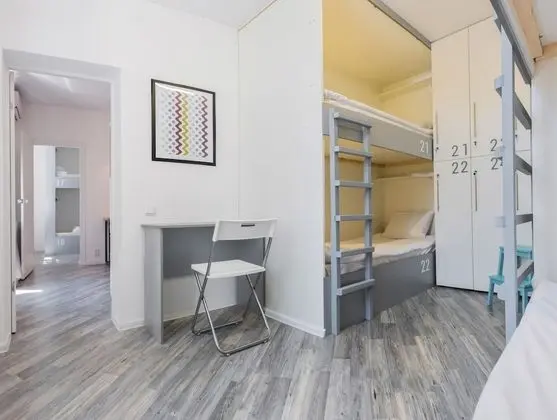 Bed in 6-Bed Female Dormitory Room