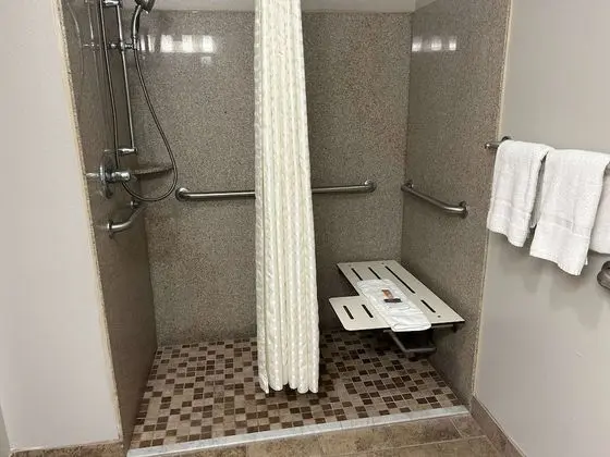 Oda, 2 Büyük (Queen) Boy Yatak, Engellilere Uygun, Sigara İçilmez (Mobility/Hearing, Roll-In Shower)