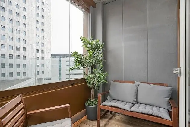 Premier Apart Daire, 2 Yatak Odası, Balkon (incl. Final Cleaning Fee 46 EUR)