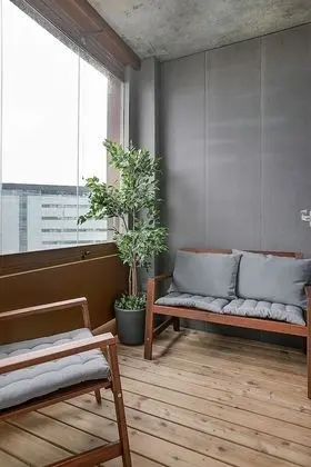 Premier Apart Daire, 2 Yatak Odası, Balkon (incl. Final Cleaning Fee 46 EUR)
