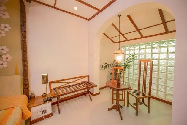 Superior Üç Kişilik Oda, 1 Yatak Odası, Özel Banyo, Bahçe Manzaralı
