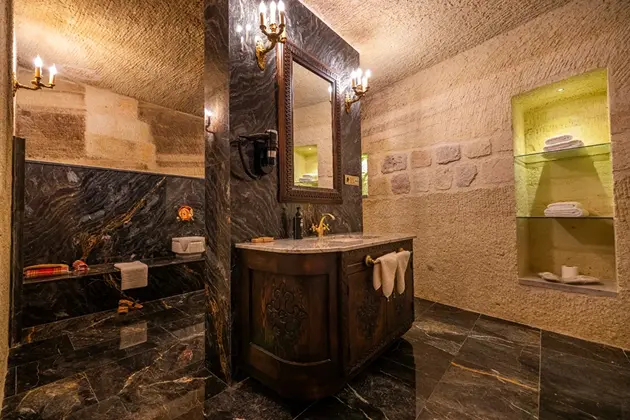 Deluxe Cave Suite, 1 Double Bed, Turkish Bath