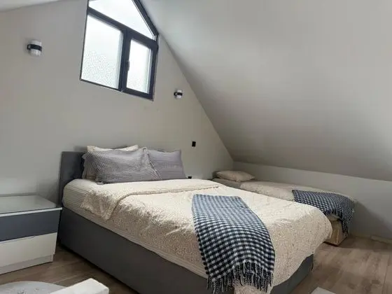 Premium Bungalov Çift Kişilik Havuz manzarası Oda