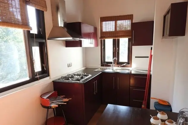 Tek Büyük Yataklı Oda, 1 Yatak Odası, Küçük Mutfak, Dağ Manzaralı