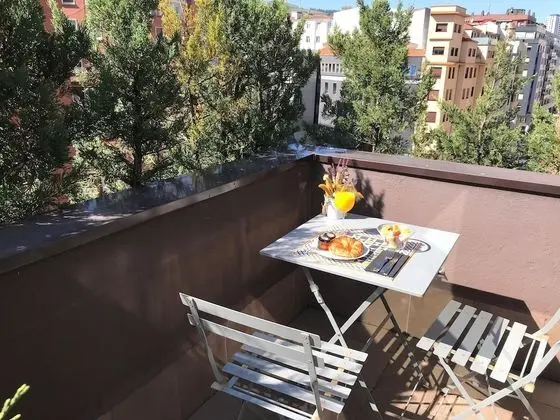 Club Tek Büyük veya İki Ayrı Yataklı Oda, Teras