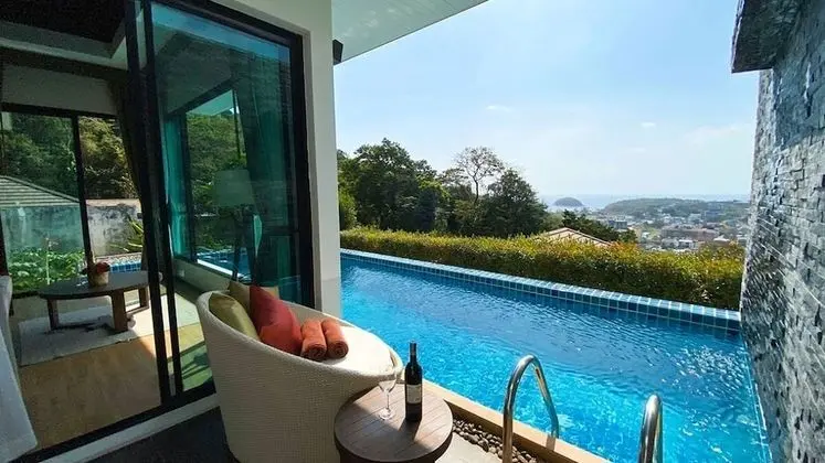 One Bedroom Villa with Private Pool - Full Sea View