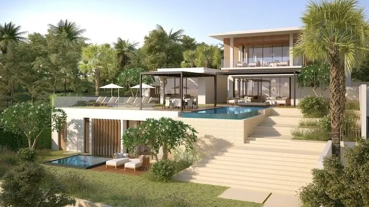 Villa, 3 Yatak Odası, Deniz Manzaralı (Hillside Pool)