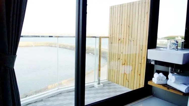 Deluxe Dört Kişilik Oda, 2 Çift Kişilik Yatak, Balkon, Denize Bakan