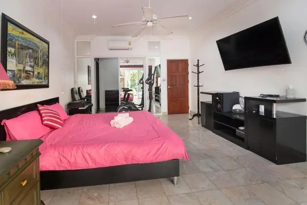 Deluxe Villa, 4 Yatak Odası, Kişiye Özel Havuzlu, Bahçe Manzaralı