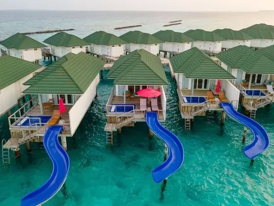 Water Villa Pool + Slide