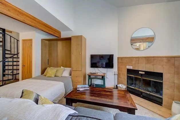 Daire, 1 En Büyük (King) Boy Yatak ve Çekyat (Ski-in Downtown Breckenridge Condo wi)