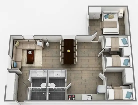 Skitorget 8 sengs leilighet Nr. 1