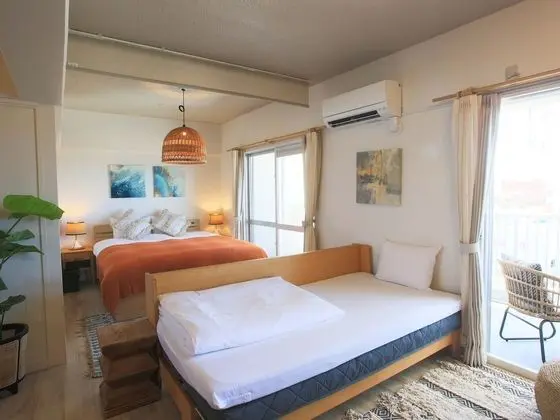 Junior Süit, 2 Yatak Odası, Sigara İçilmez (Twin room and 1 Queen bed)