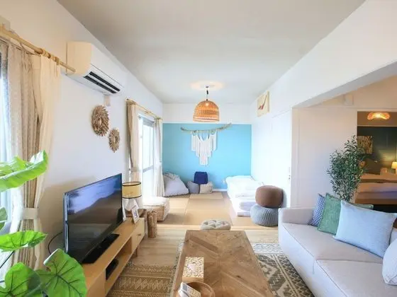 Junior Süit, 2 Yatak Odası, Sigara İçilmez (Twin room and Japanese Style room)