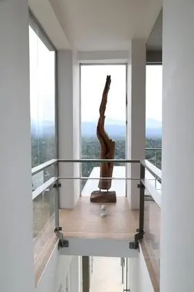Family Room with Mountain View