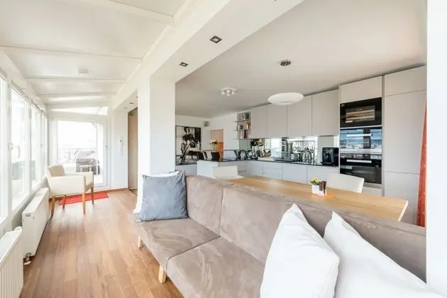 Panoramic Çatı Katı Süiti (Penthouse), 2 Yatak Odası, Veranda, Şehir Manzaralı