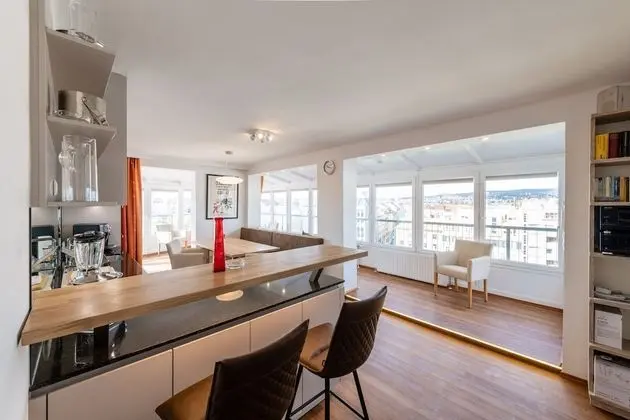 Panoramic Çatı Katı Süiti (Penthouse), 2 Yatak Odası, Veranda, Şehir Manzaralı