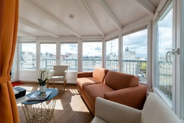 Panoramic Çatı Katı Süiti (Penthouse), 2 Yatak Odası, Veranda, Şehir Manzaralı