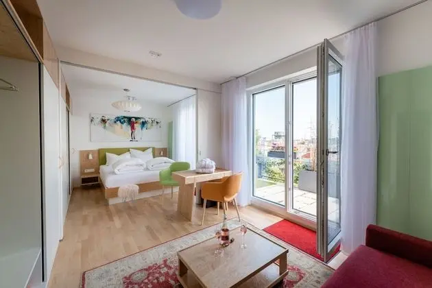 Panoramic Apart Daire, Teras (Sauna, Whirlpool)