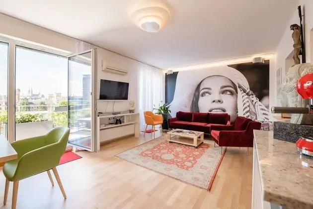 Panoramic Apart Daire, Teras (Sauna, Whirlpool)