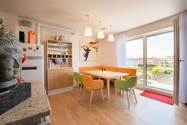 Panoramic Apart Daire, Teras (Sauna, Whirlpool)