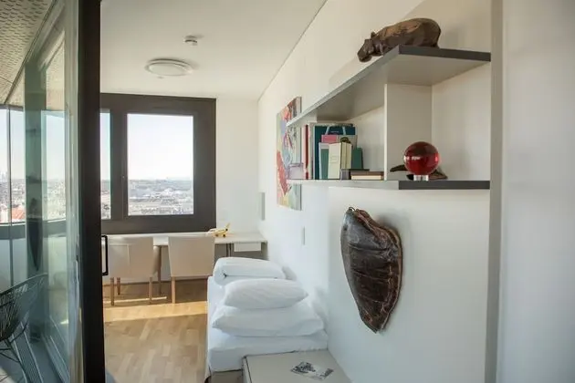 City View, Rooftop Apartment with Sauna