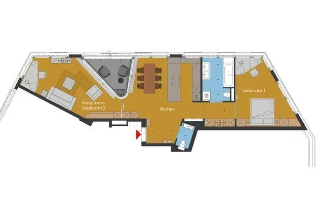 Hills View, Rooftop Apartment