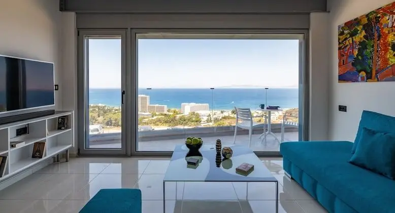 Luxury Süit, 1 Yatak Odası, Sıcak Su Küveti, Deniz Manzaralı