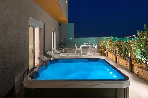 Luxury Süit, 2 Yatak Odası, Sıcak Su Küveti, Okyanus Manzaralı