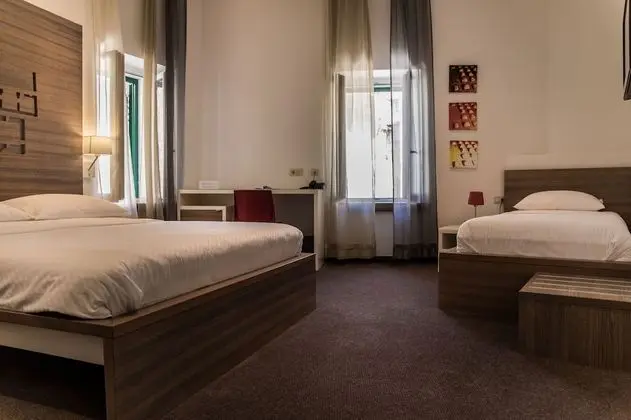 Double Room with Terrace and View of the Historic Center, Twin Beds