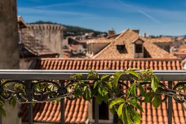 Double Room with Terrace and View of the Historic Center, Twin Beds