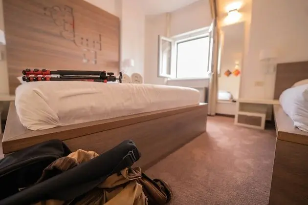 Double Room with Terrace and View of the Historic Center, Twin Beds