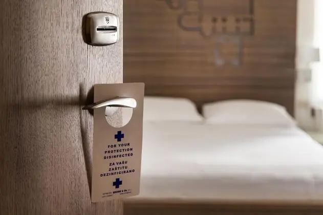 Double Room with Terrace and View of the Historic Center, Twin Beds