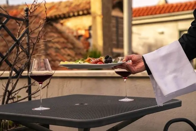 Double Room with Terrace and View of the Historic Center, Twin Beds