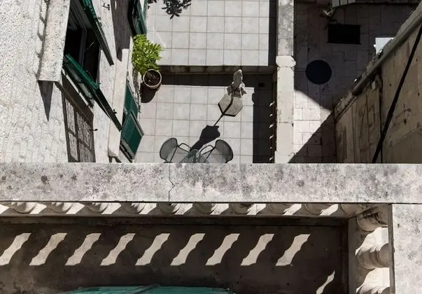 Double Room with Terrace and View of the Historic Center, Twin Beds