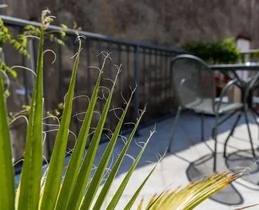 Double Room with Terrace and View of the Historic Center, Twin Beds