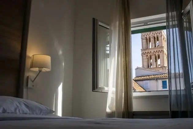 Double Room with Terrace and View of the Historic Center, Twin Beds