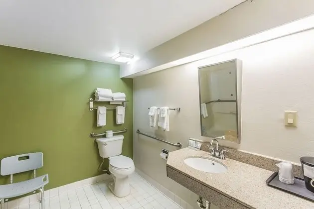 Oda, 1 Büyük (Queen) Boy Yatak, Engellilere Uygun, Sigara İçilmez (Roll-in Shower)