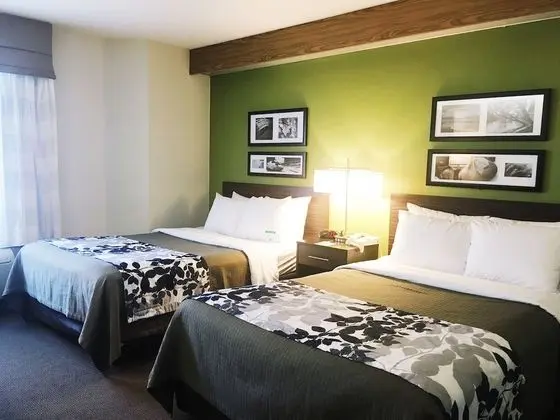 Double Room, 2 Double Beds, Non-Smoking, Refrigerator & Microwave