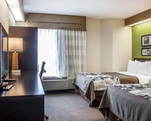 Double Room, 2 Double Beds, Non-Smoking, Refrigerator & Microwave