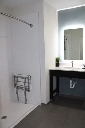 Oda, 1 En Büyük (King) Boy Yatak, Engellilere Uygun, Sigara İçilmez (Mobility, Roll-in Shower)
