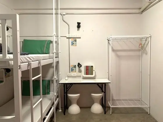 Private Twin Bunk Bed with A/C