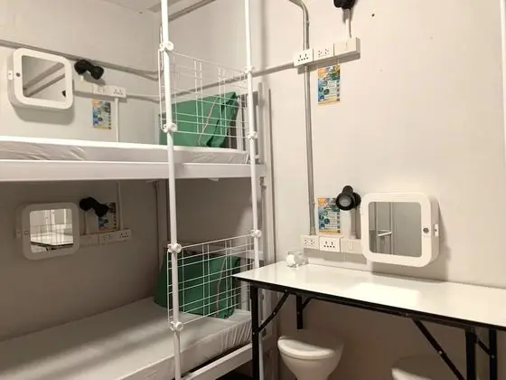 Private Twin Bunk Bed with A/C